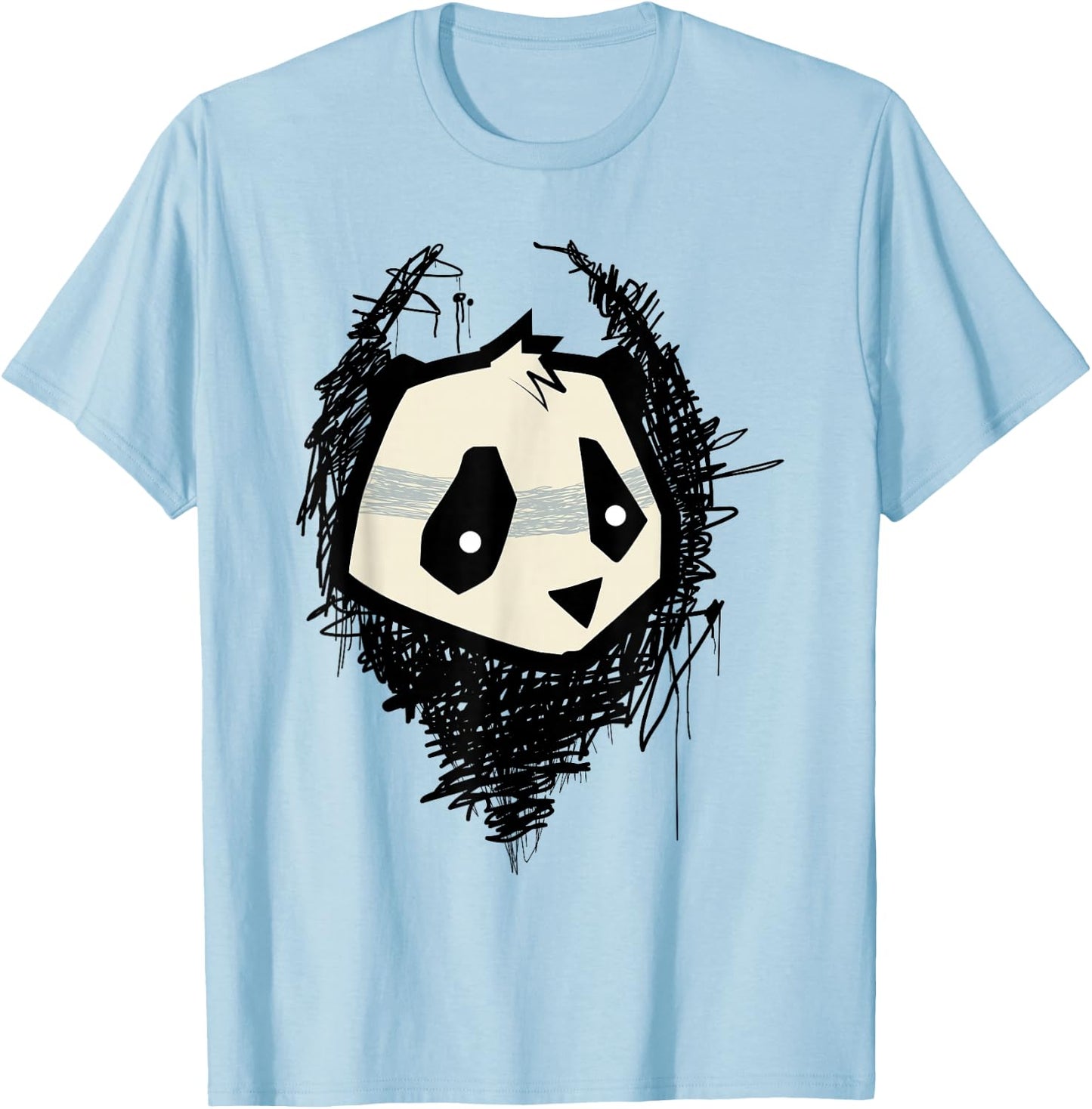 Graffiti panda artwork T-Shirt - T-Shirt | Light Blue