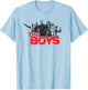 The Boys Hero Cutouts Superhero TV Show T-Shirt - T-Shirt | Light Blue