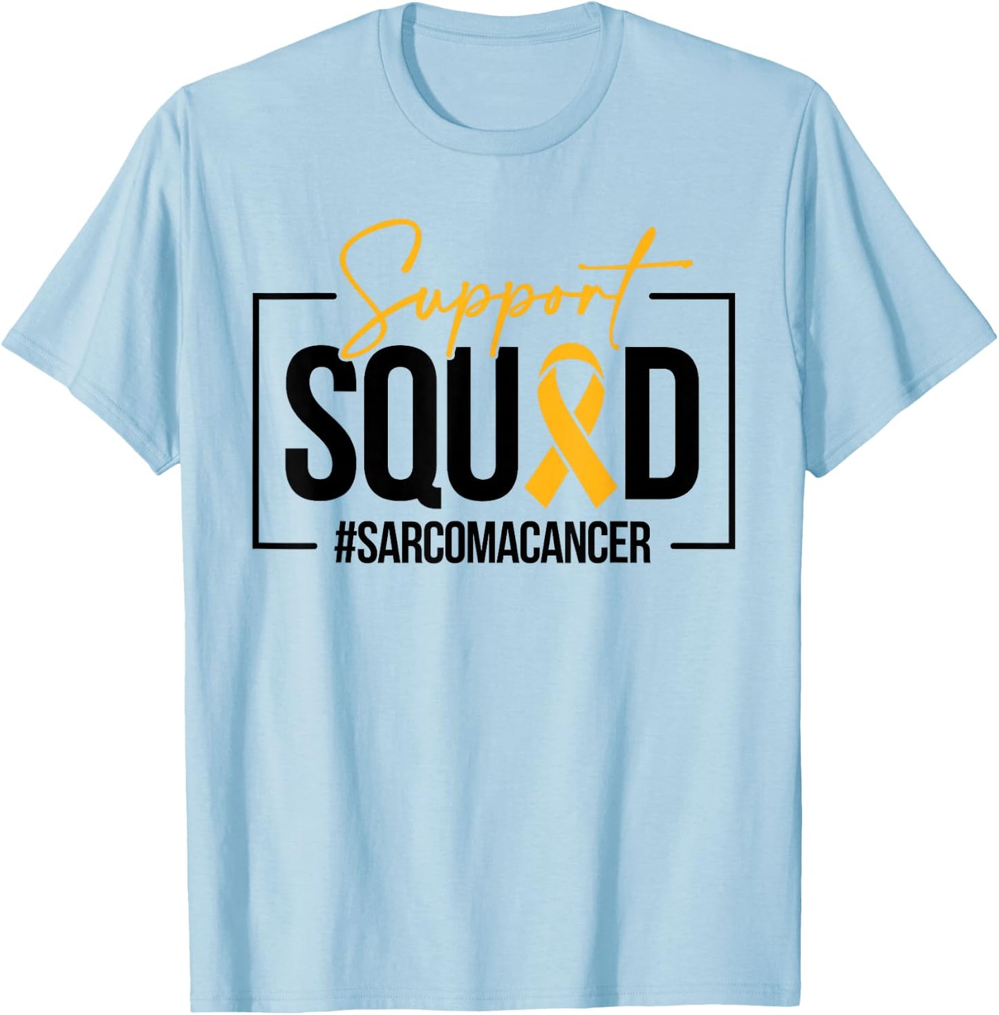 Sarcoma Cancer Awareness Support Squad Matching T-Shirt - T-Shirt | Light Blue