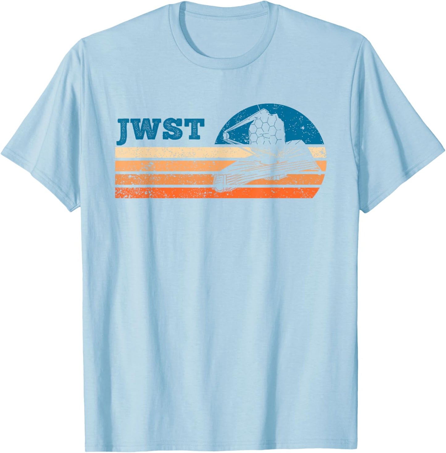 James Webb Space Telescope Shirt Astronomy Telescope Science T-Shirt - T-Shirt | Light Blue