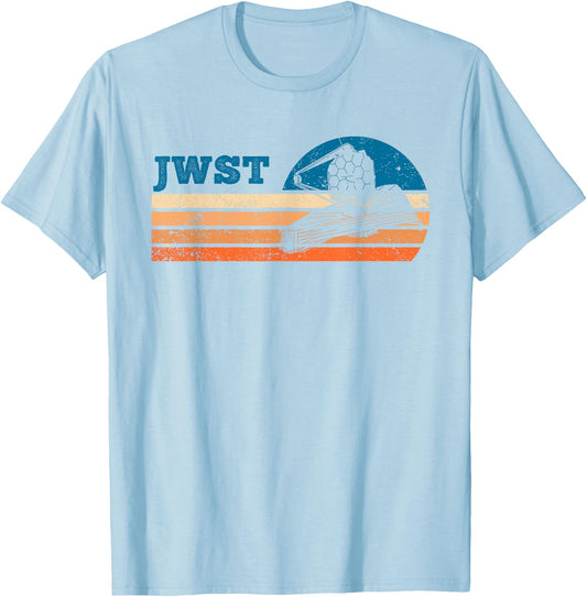 James Webb Space Telescope Shirt Astronomy Telescope Science T-Shirt - T-Shirt | Light Blue
