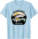 Au Sable River Michigan - Fly Fishing T-Shirt - T-Shirt | Light Blue