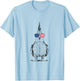4th of July Cockatiel Bird Patriotic USA Sunglasses American T-Shirt - T-Shirt | Light Blue