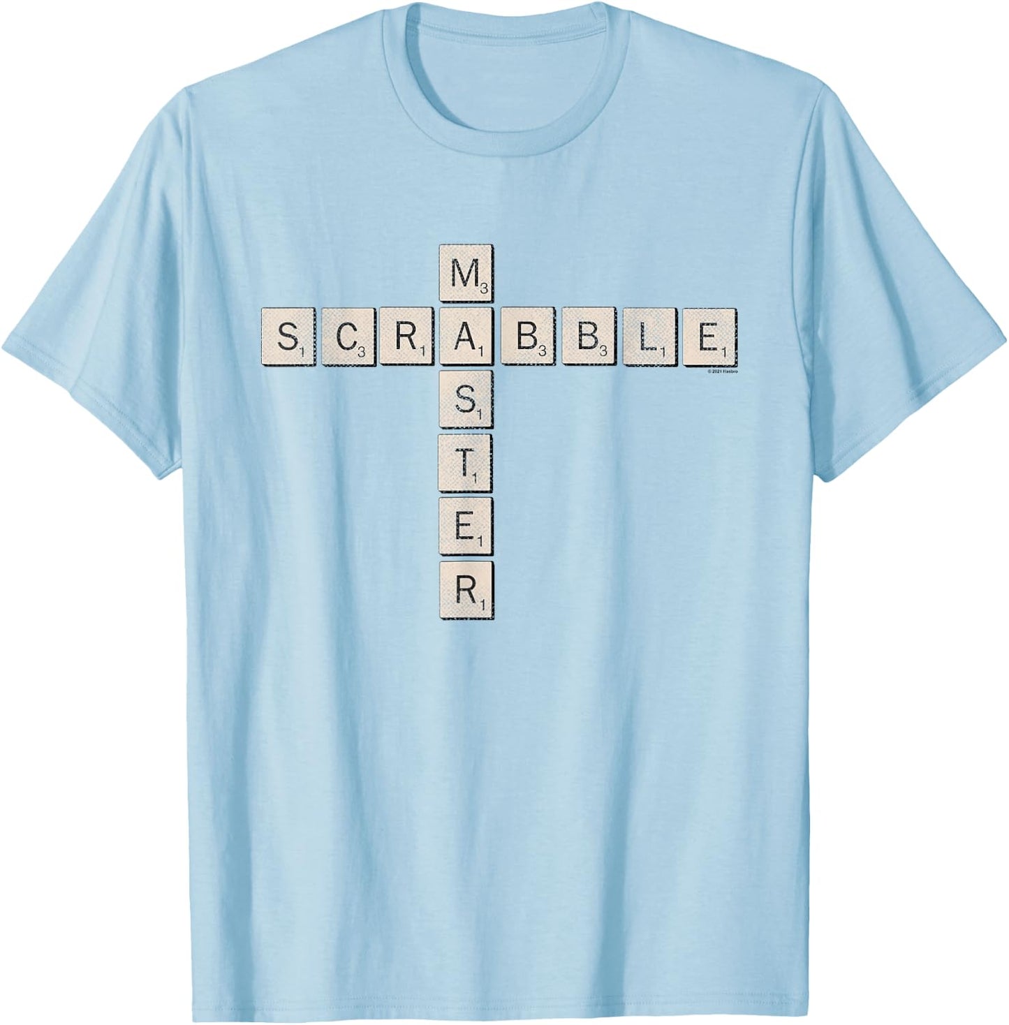 Scrabble Master of Scrabble T-Shirt - T-Shirt | Light Blue
