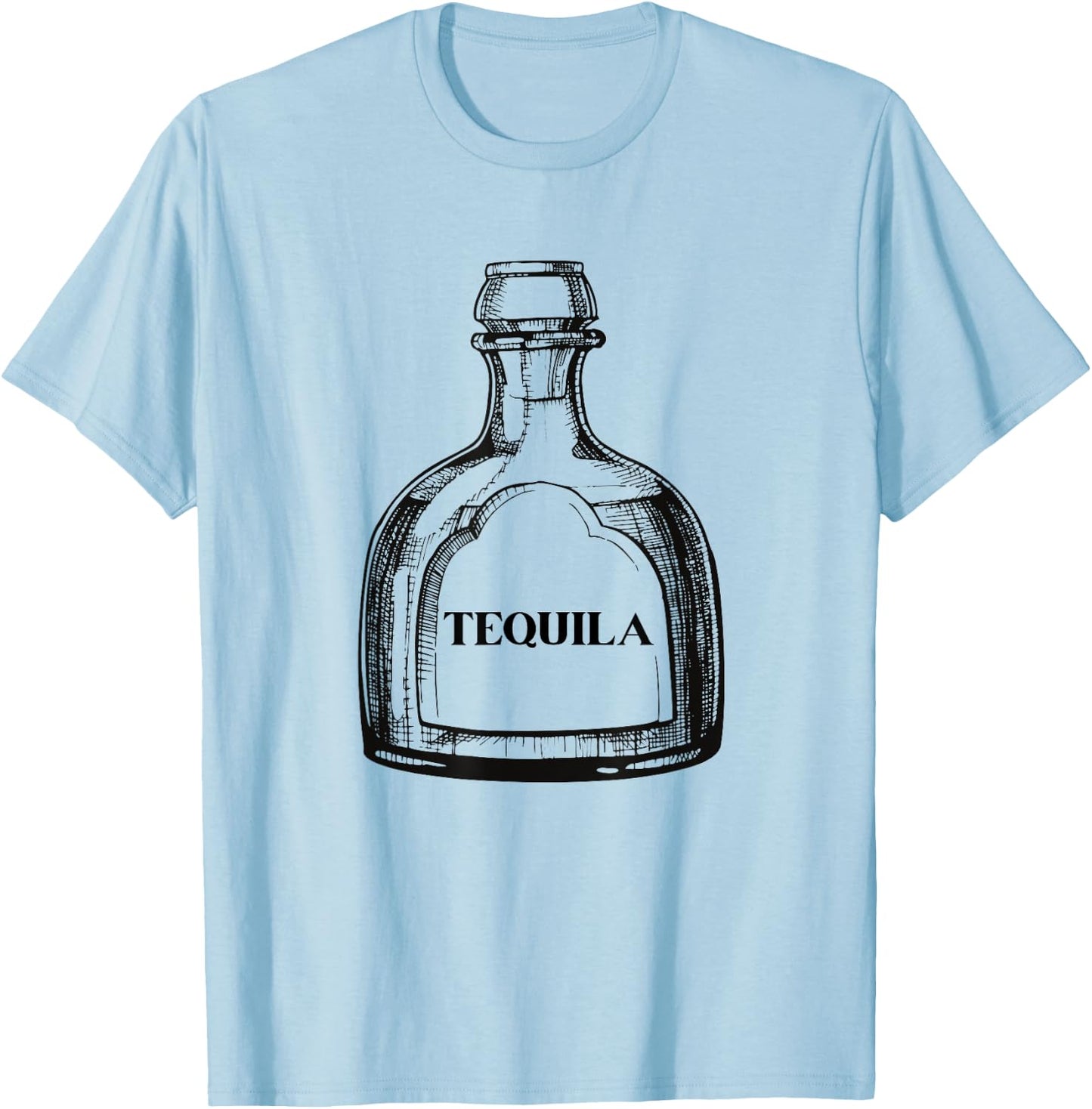 Tequila Bottle Halloween Costume Matching Couples Women T-Shirt - T-Shirt | Light Blue