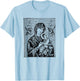Virgin Mary - Religious Icon Art DTF448a T-Shirt - T-Shirt | Light Blue