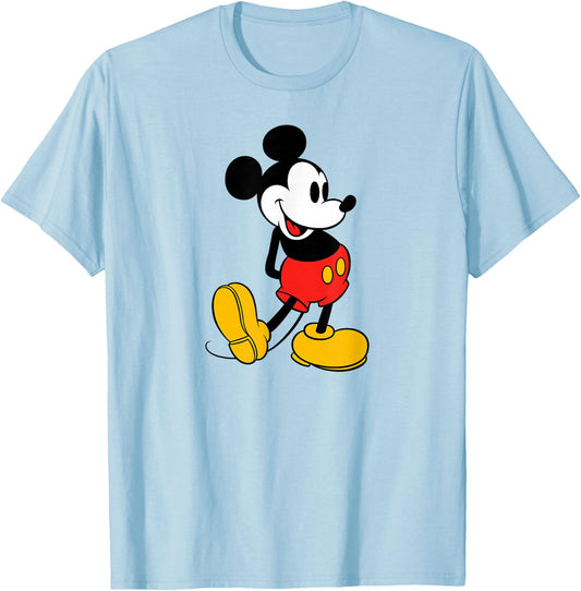 Disney - Classic Mickey Mouse T-Shirt - T-Shirt | Light Blue