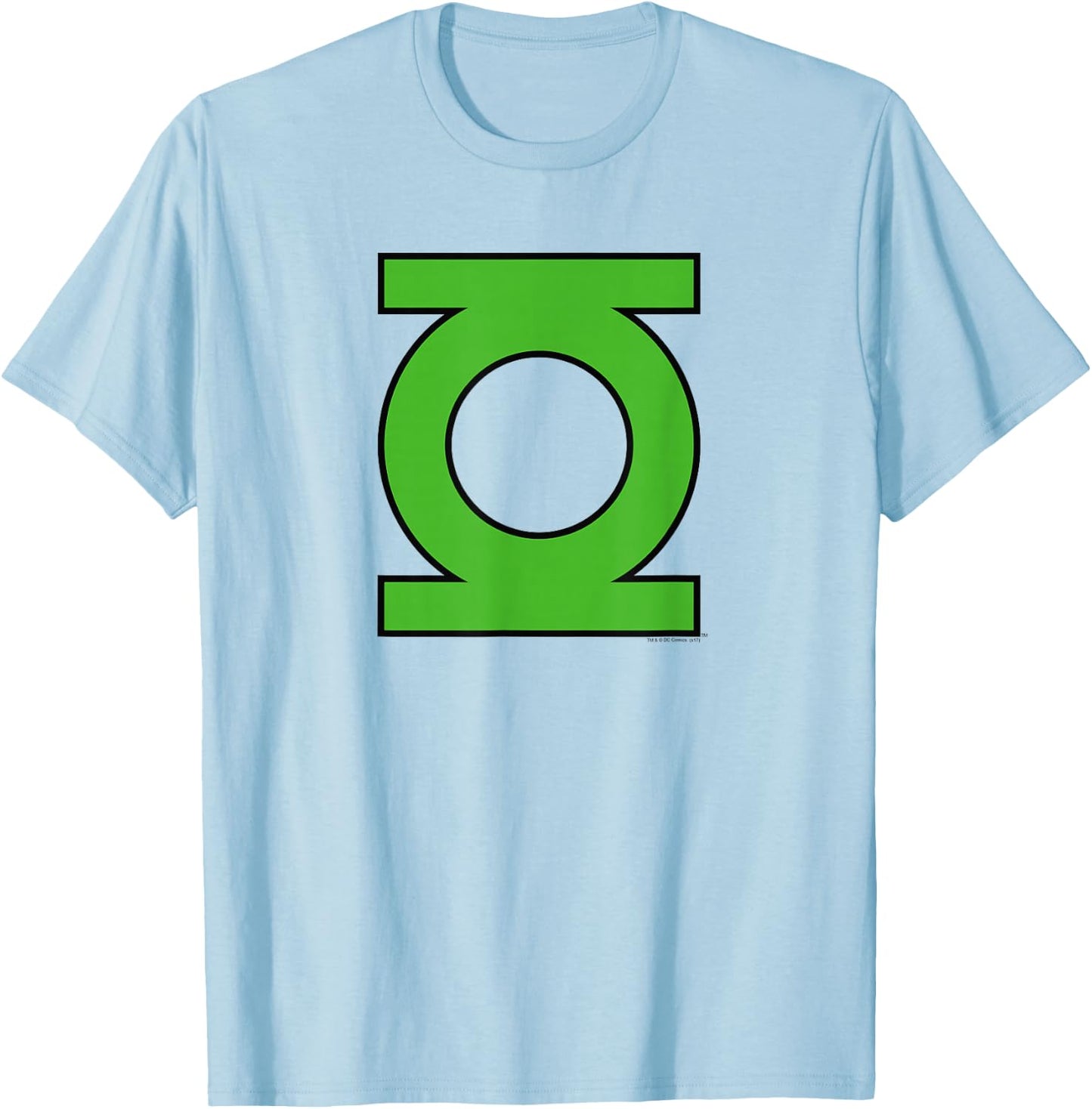 Green Lantern Emblem T Shirt T-Shirt - T-Shirt | Light Blue