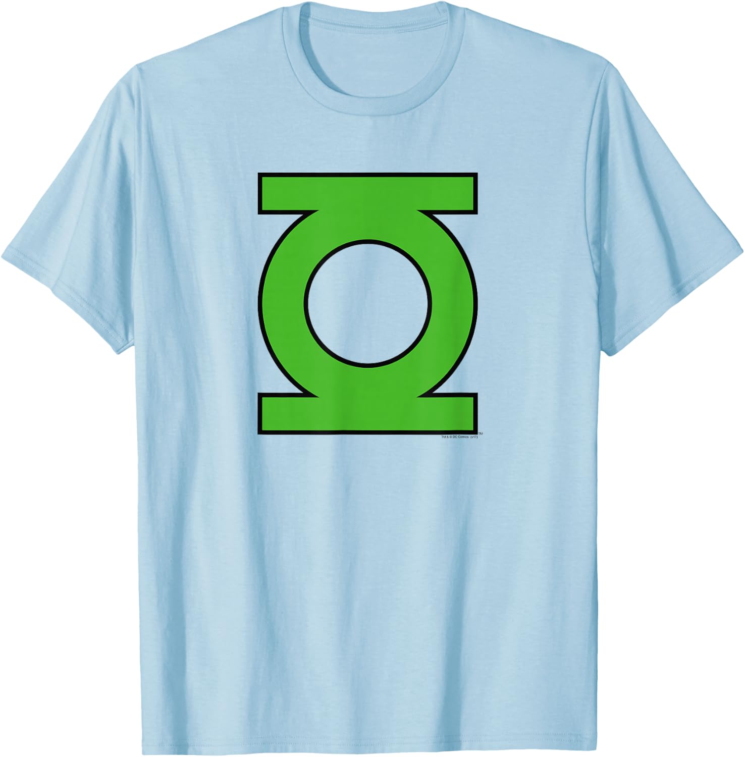 Green Lantern Emblem T Shirt T-Shirt - T-Shirt | Light Blue