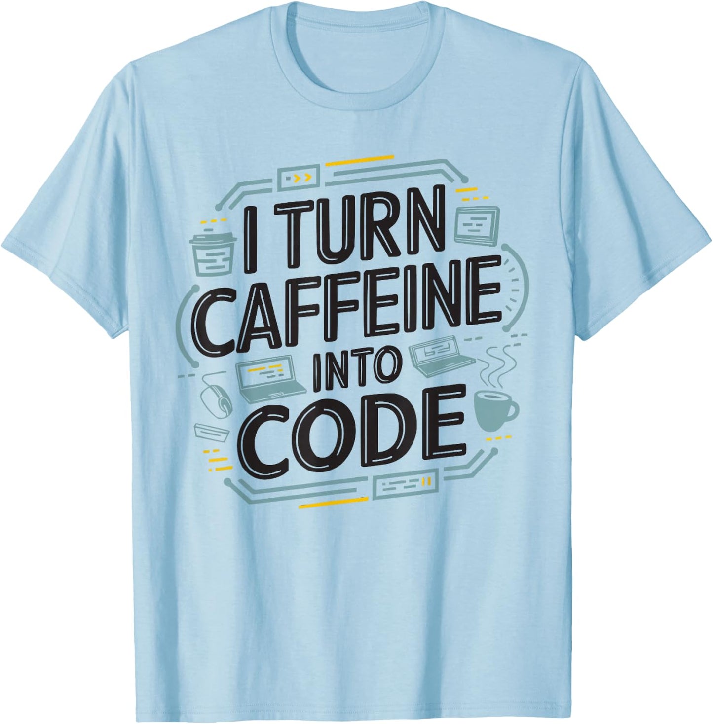 Software Developer Coder Programmer Programming T-Shirt - T-Shirt | Light Blue