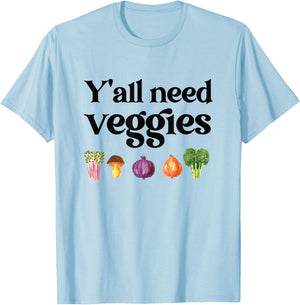 Funny Vegetables Dietitian Nutritionist T-Shirt - T-Shirt | Light Blue