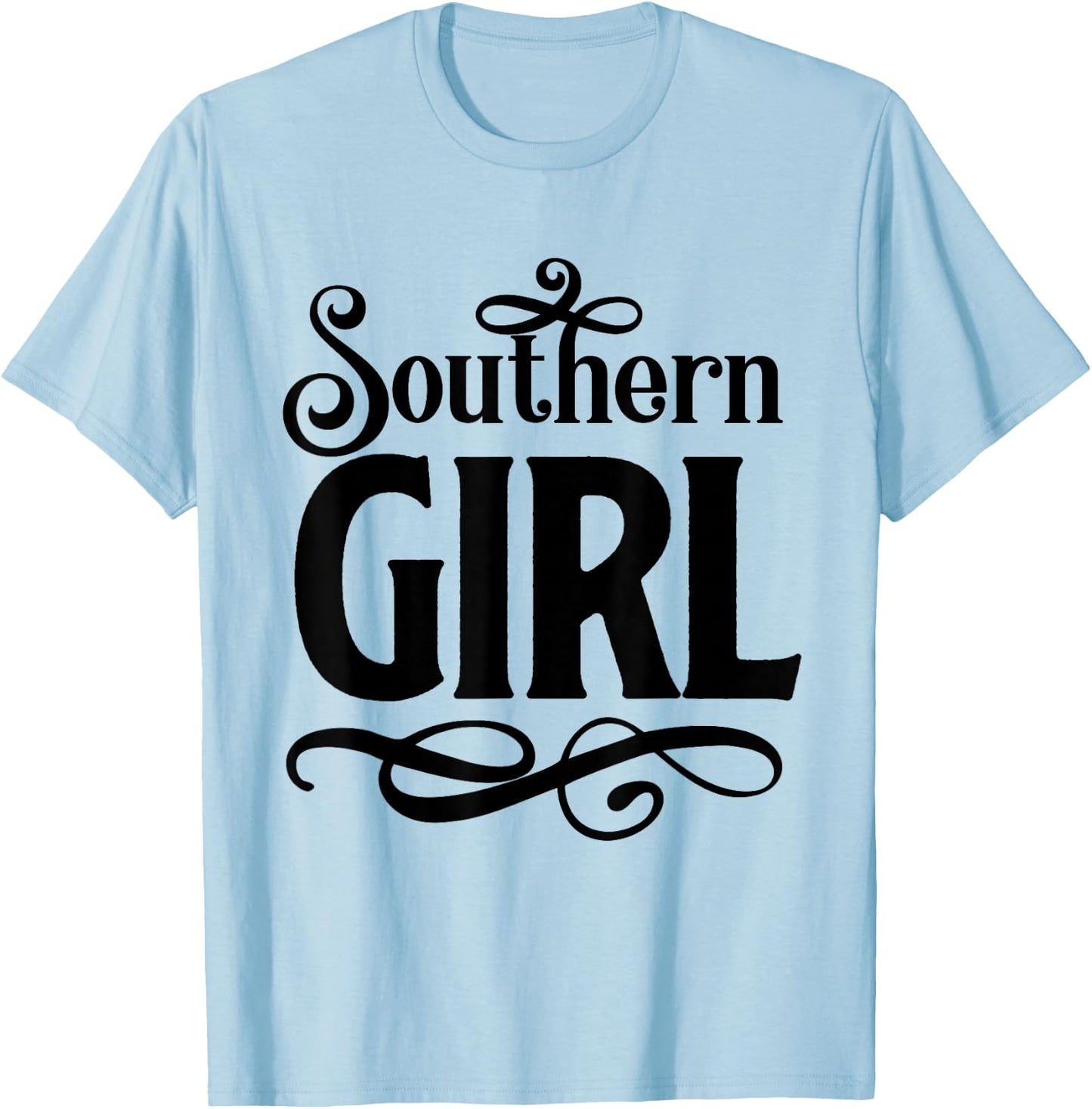 Sassy Southern Girls Attitude Cowboy Boots Redneck Ladies T-Shirt - T-Shirt | Light Blue