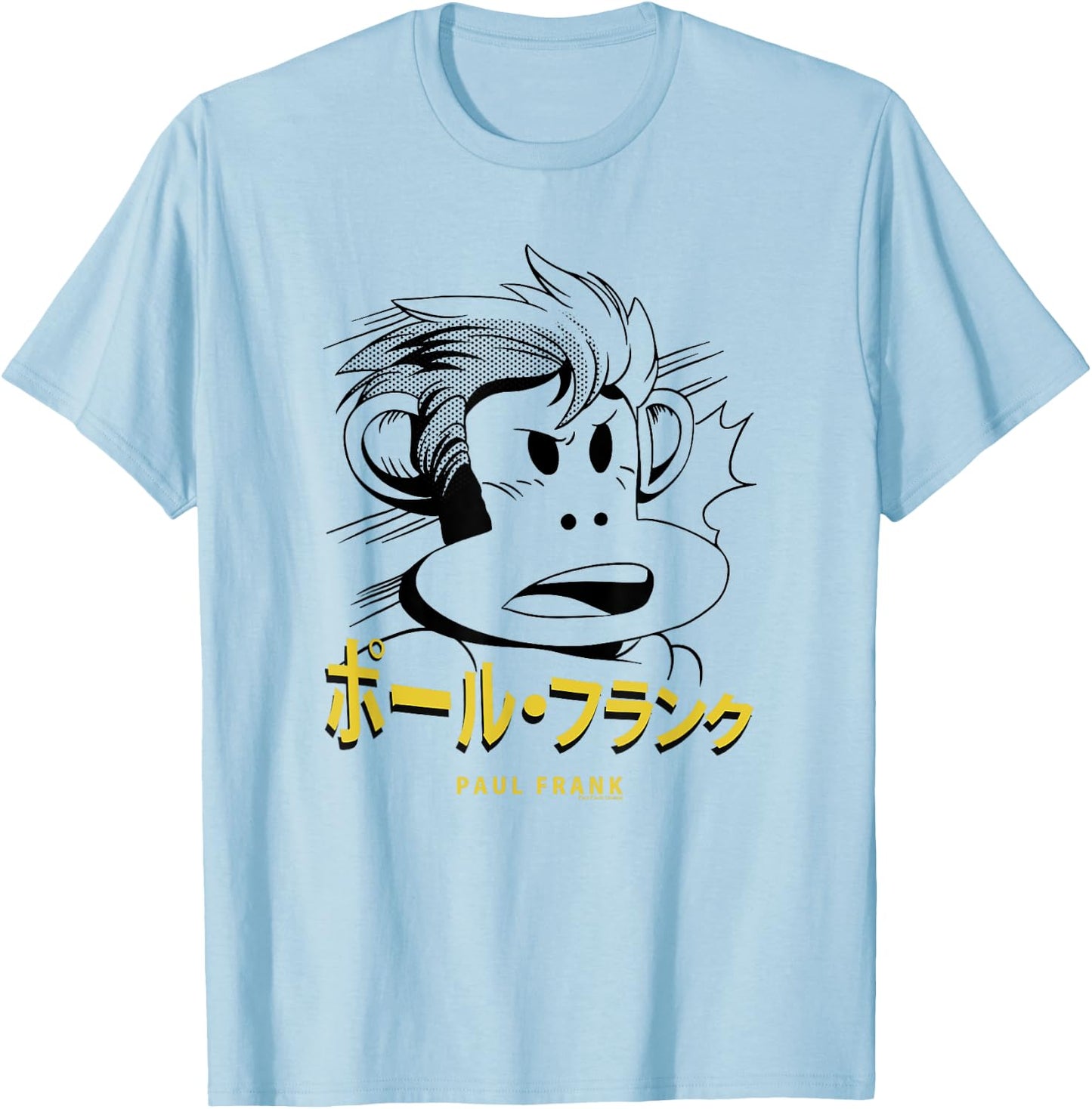 Paul Frank Julius Kanji Poster T-Shirt - T-Shirt | Light Blue