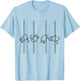 Pole Dancing Exotic Dancer Outfit For Pole Fitness Pole Wear T-Shirt - T-Shirt | Light Blue
