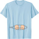 Pregnant Mother of Twins Pregnancy T-Shirt - T-Shirt | Light Blue