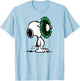 Peanuts Snoopy Holiday Be Merry Wreath T-Shirt - T-Shirt | Light Blue