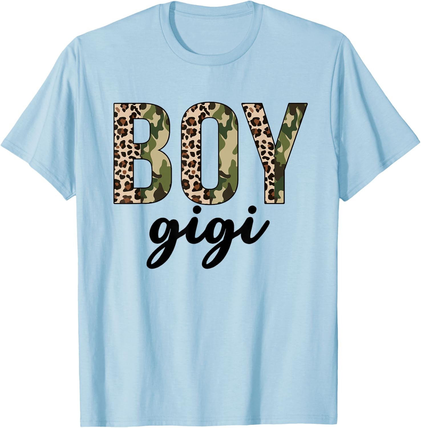 Boy Gigi Cute Gigi Of Boys Gigi Grandma T-Shirt - T-Shirt | Light Blue
