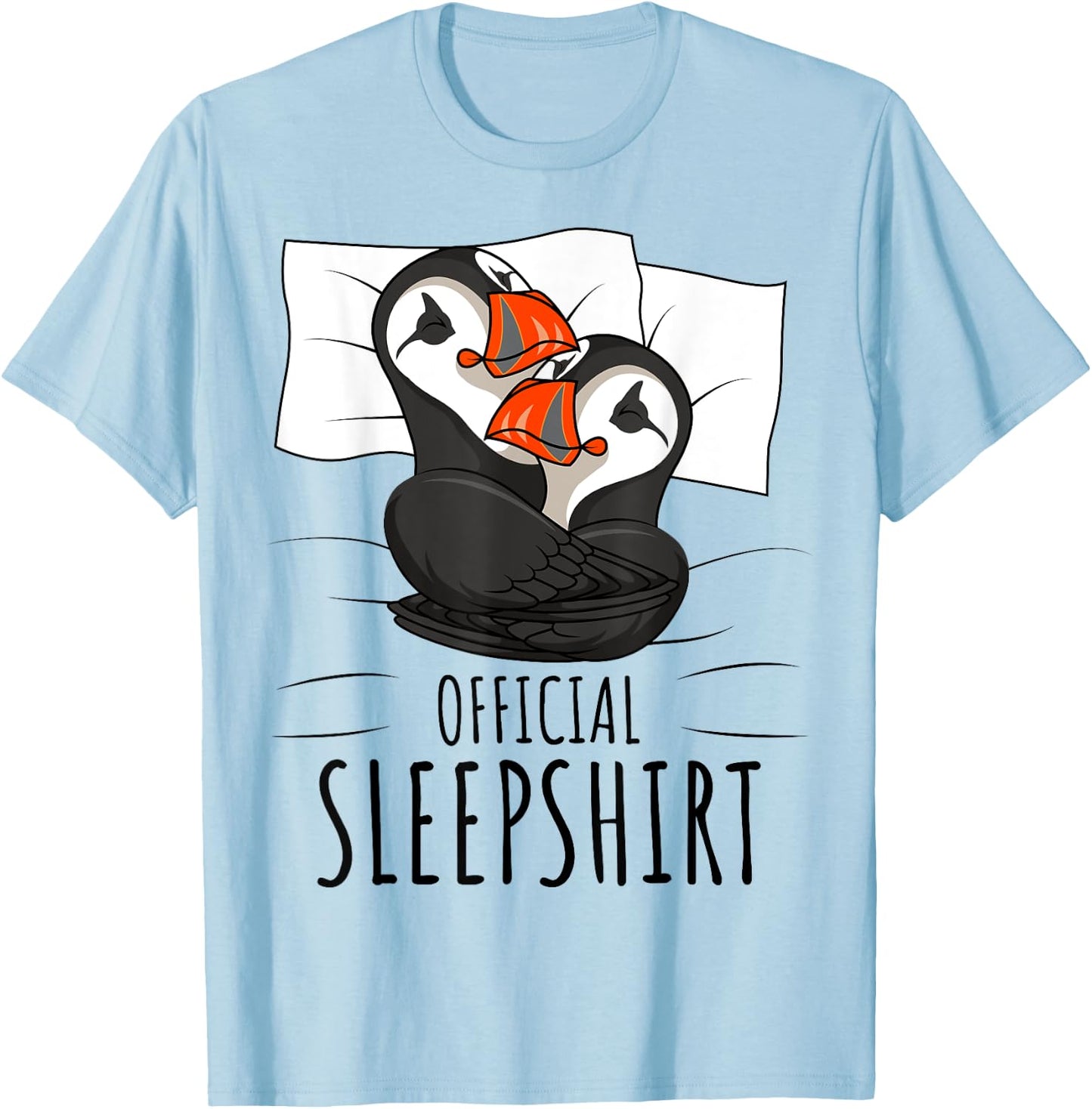 Puffin Official Sleepshirt T-Shirt - T-Shirt | Light Blue