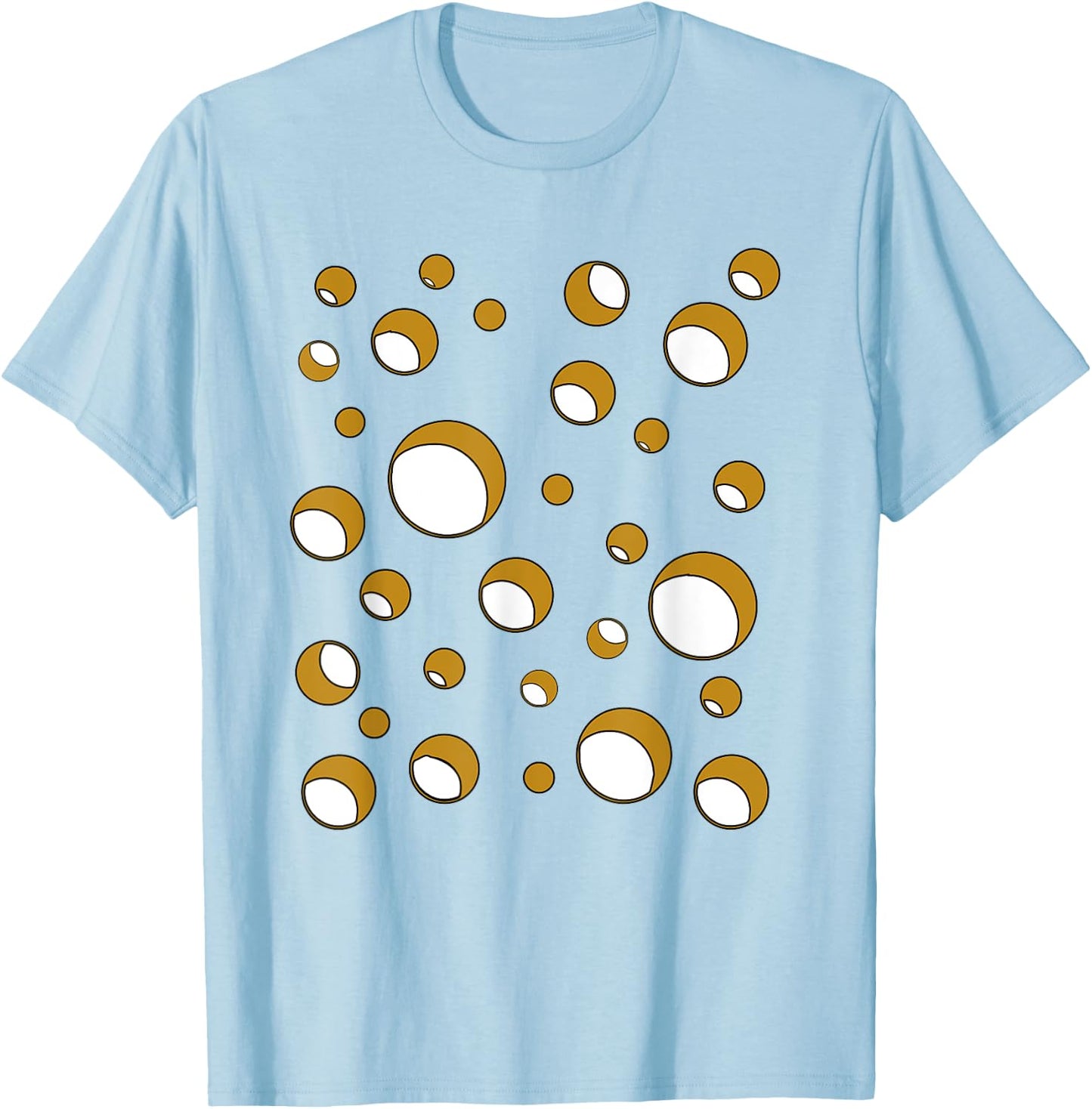Cheese Costume Swiss Gouda Brie Cheddar Halloween Matching T-Shirt - T-Shirt | Light Blue