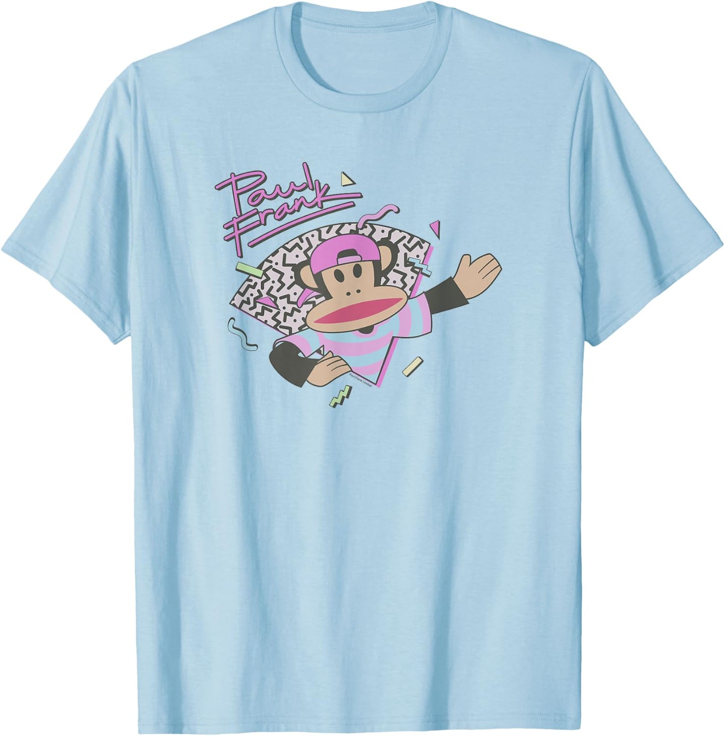 Paul Frank Julius Retro 90s Poster T-Shirt - T-Shirt | Light Blue