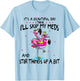 It's A Beautiful Day I Think I'll Skip My Meds Fun Flamingo T-Shirt - T-Shirt | Light Blue