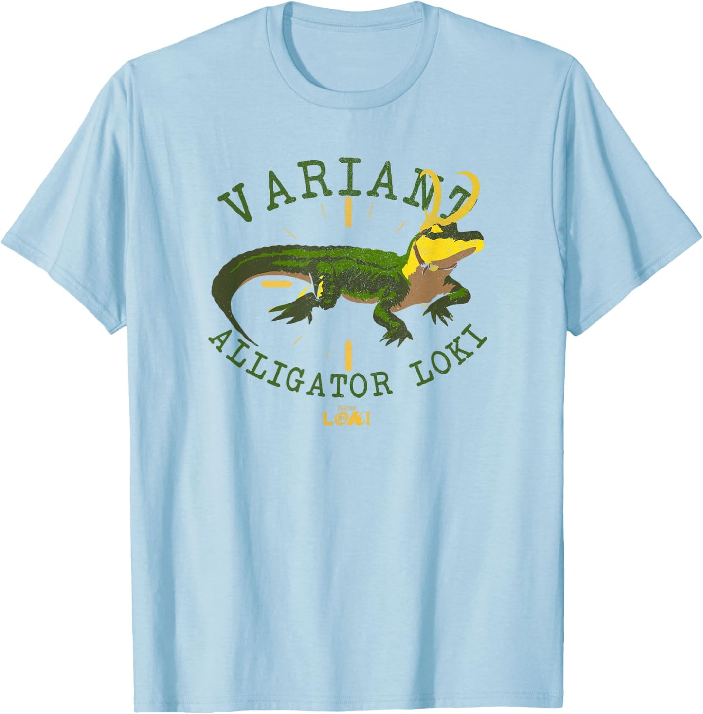 Marvel Loki Alligator Variant T-Shirt - T-Shirt | Light Blue