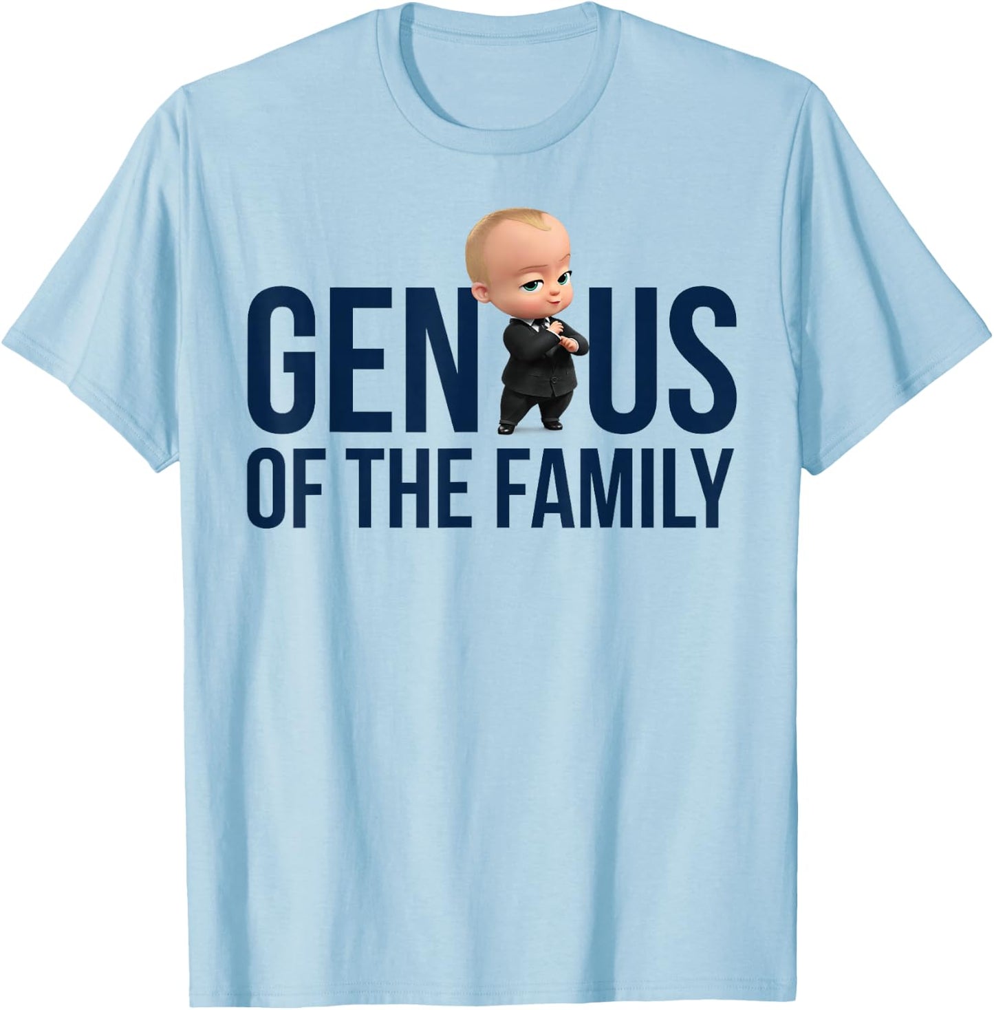 The Boss Baby Genius Of The Family T-Shirt - T-Shirt | Light Blue