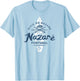 Nazare Portugal Praia do Norte Surfing Vintage T-Shirt - T-Shirt | Light Blue