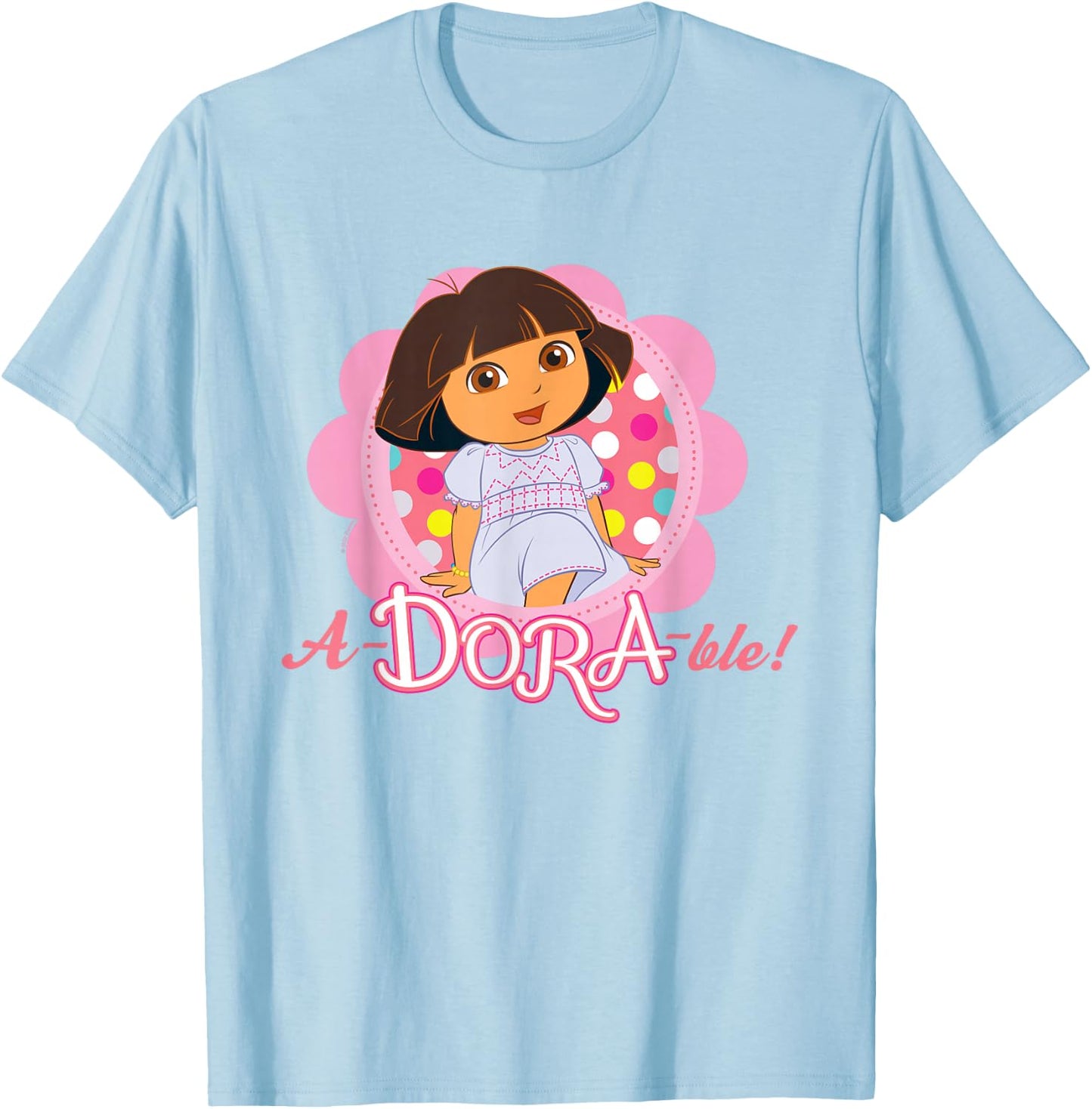 Dora The Explorer A-Dora-ble! T-Shirt - T-Shirt | Light Blue