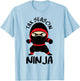 Tax Season Ninja Funny Accounting Tax Day Accountant T-Shirt - T-Shirt | Light Blue