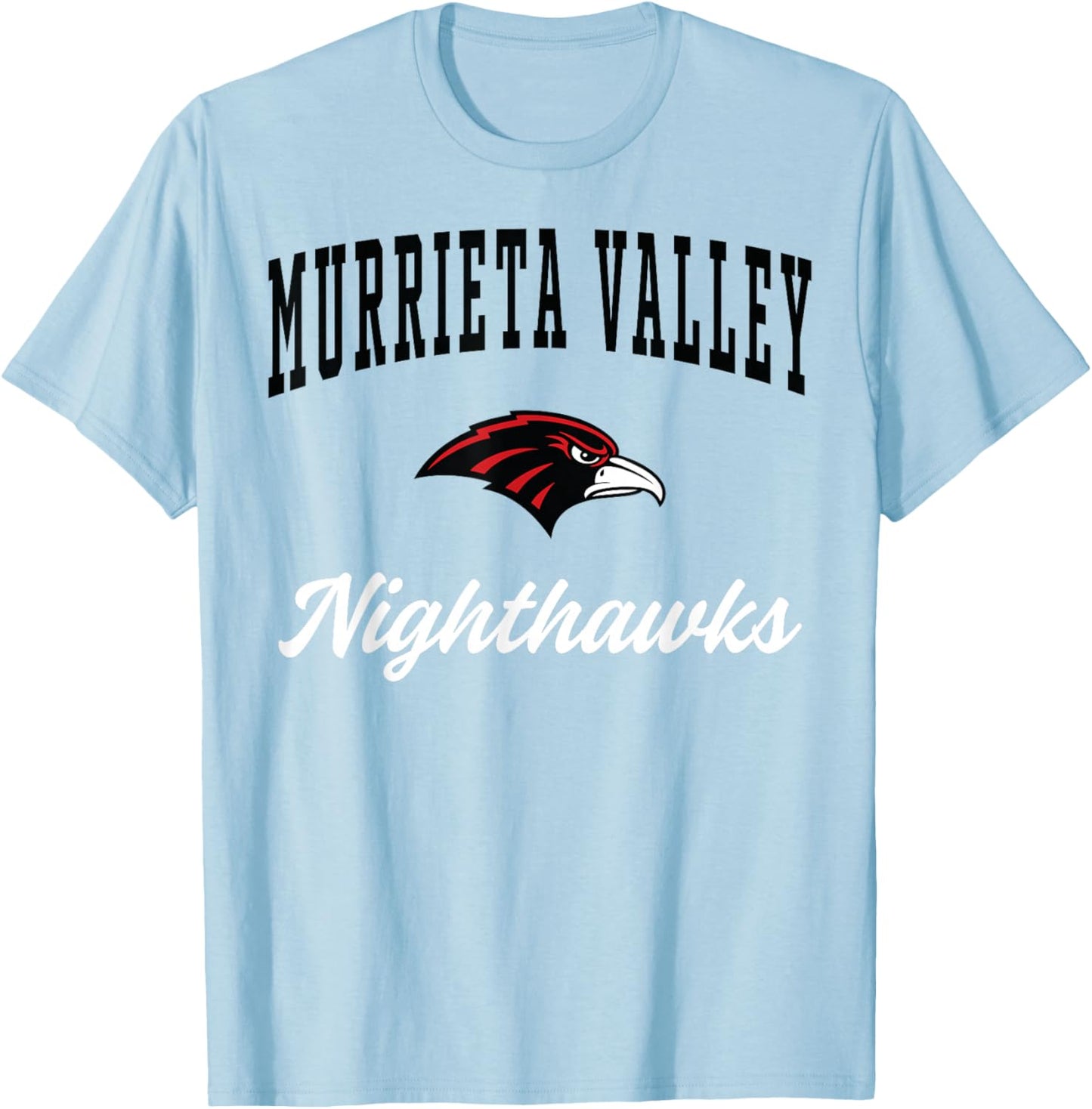Murrieta Valley High School Nighthawks T-Shirt - T-Shirt | Light Blue