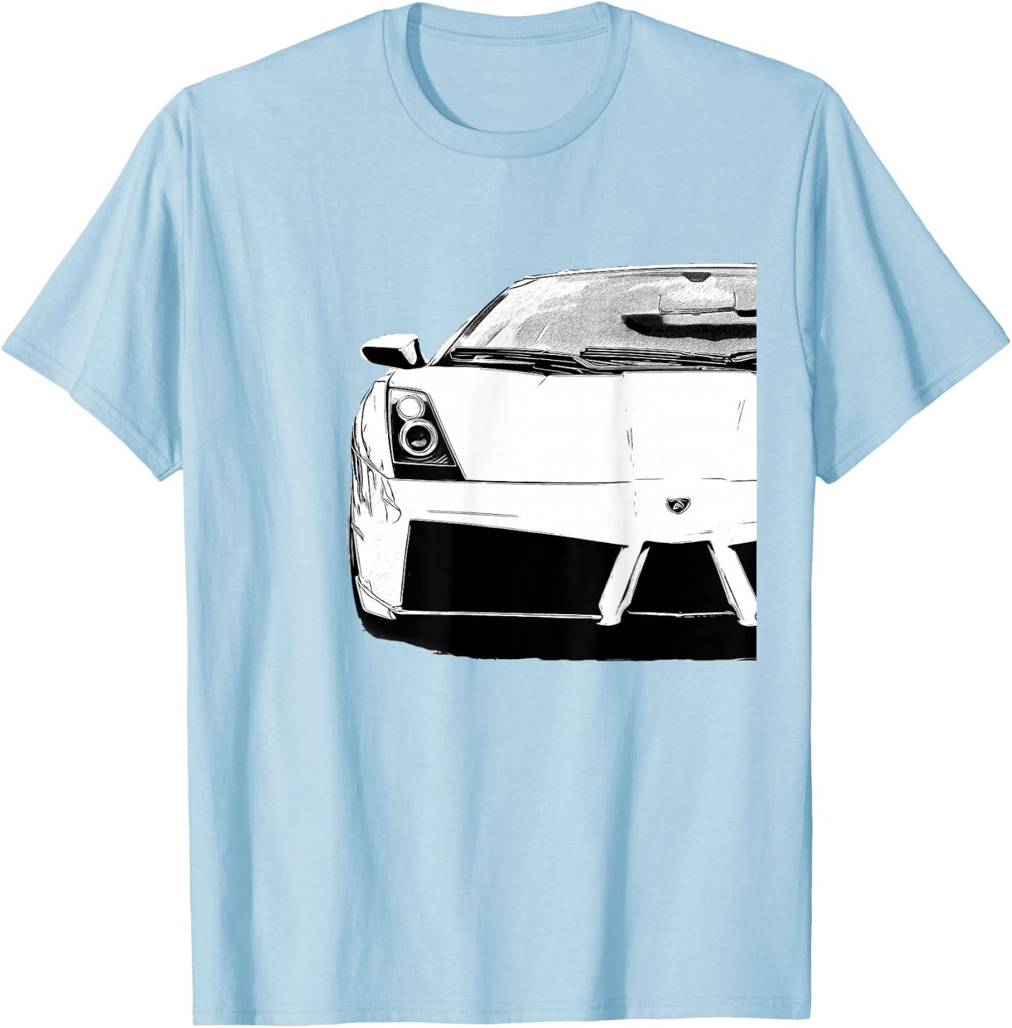 Exotic Sports Car T-Shirt - T-Shirt | Light Blue