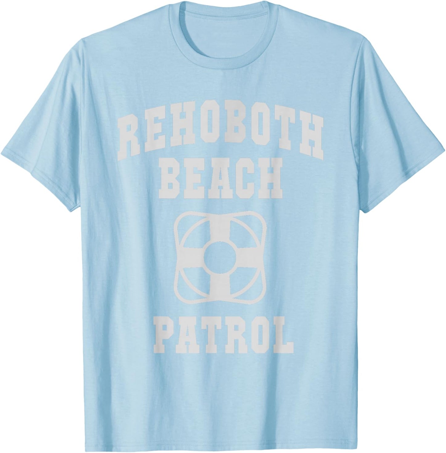 Funny REHOBOTH BEACH PATROL Family Trip Lifeguards 2025 T-Shirt - T-Shirt | Light Blue