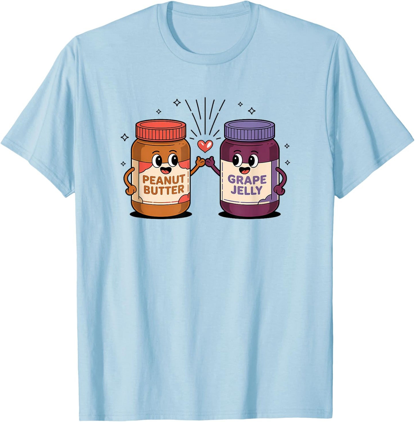 Peanut Butter Jelly best friends love cute kids T-Shirt - T-Shirt | Light Blue
