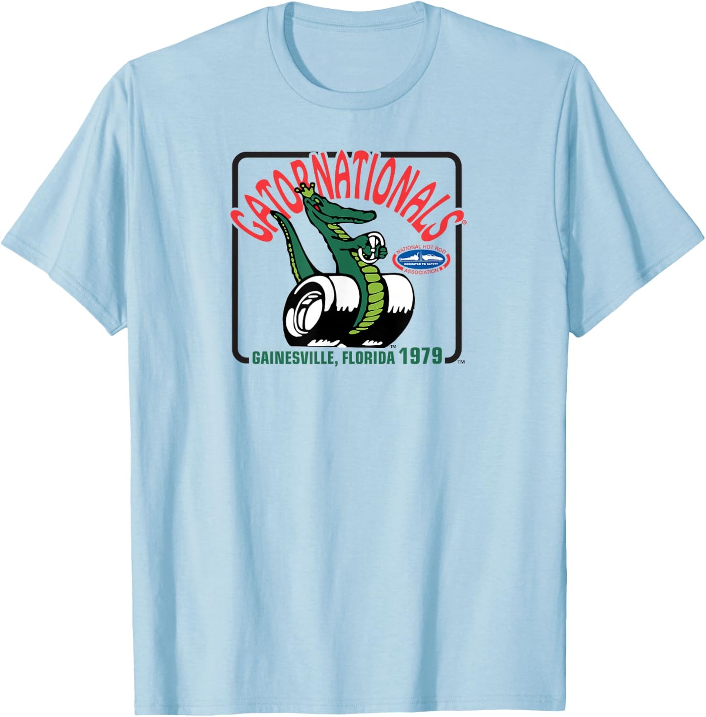 NHRA 1979 Gatornationals T-Shirt - T-Shirt | Light Blue
