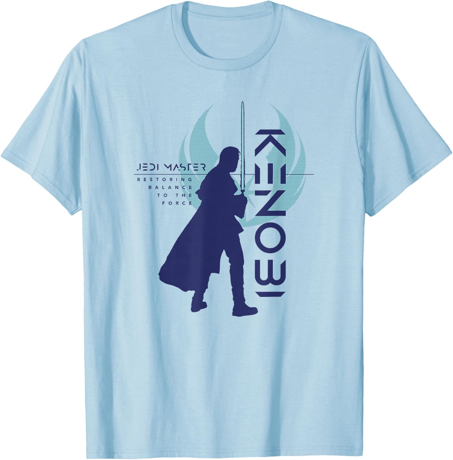 Star Wars Obi-Wan Kenobi Jedi Master Poster T-Shirt - T-Shirt | Light Blue