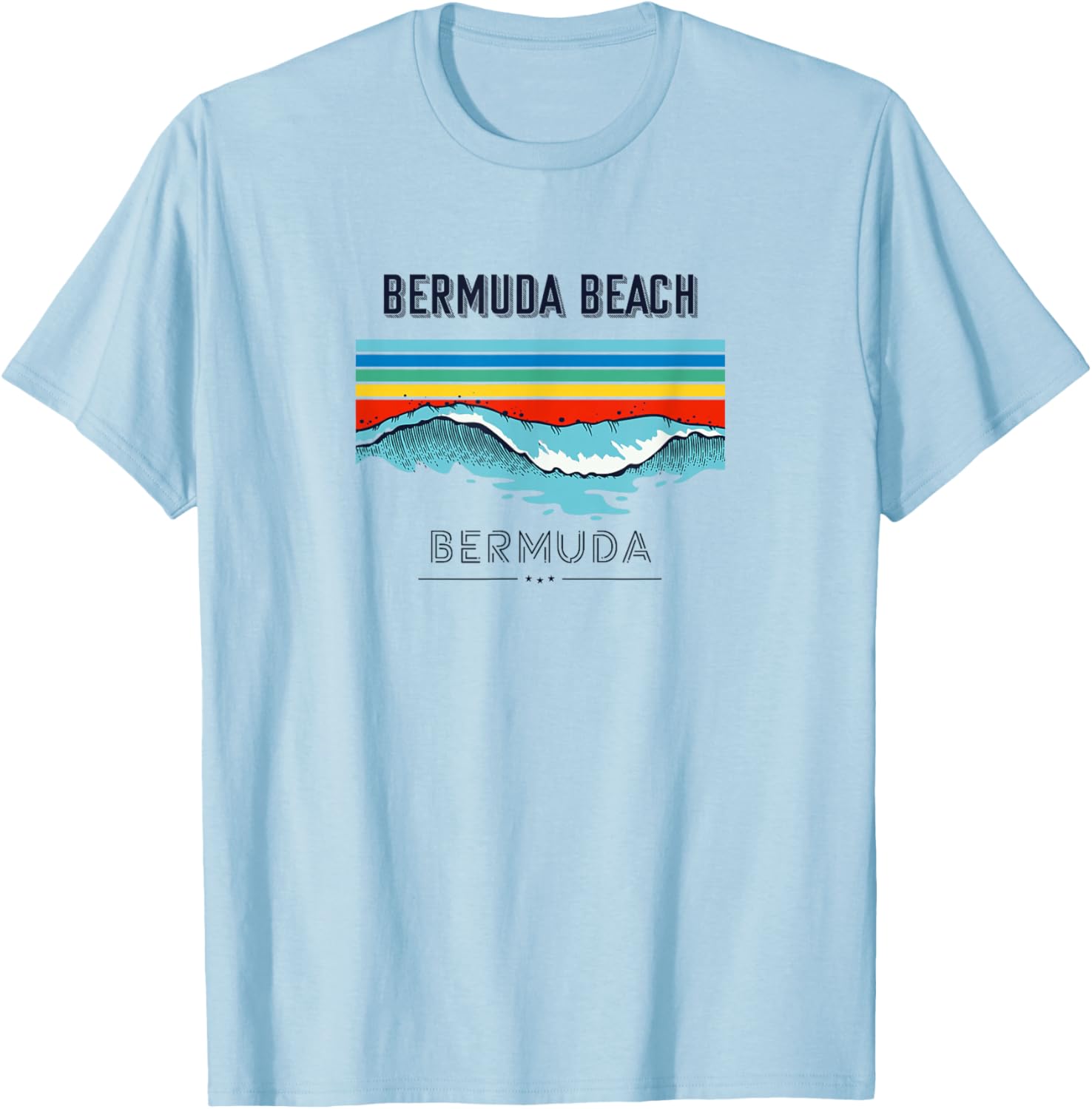 Bermuda Beach Souvenir - Bermuda Reminder Women Kids T-Shirt - T-Shirt | Light Blue