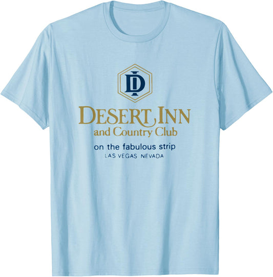 Desert Inn Hotel Casino Las Vegas Retro Vintage T-Shirt - T-Shirt | Light Blue