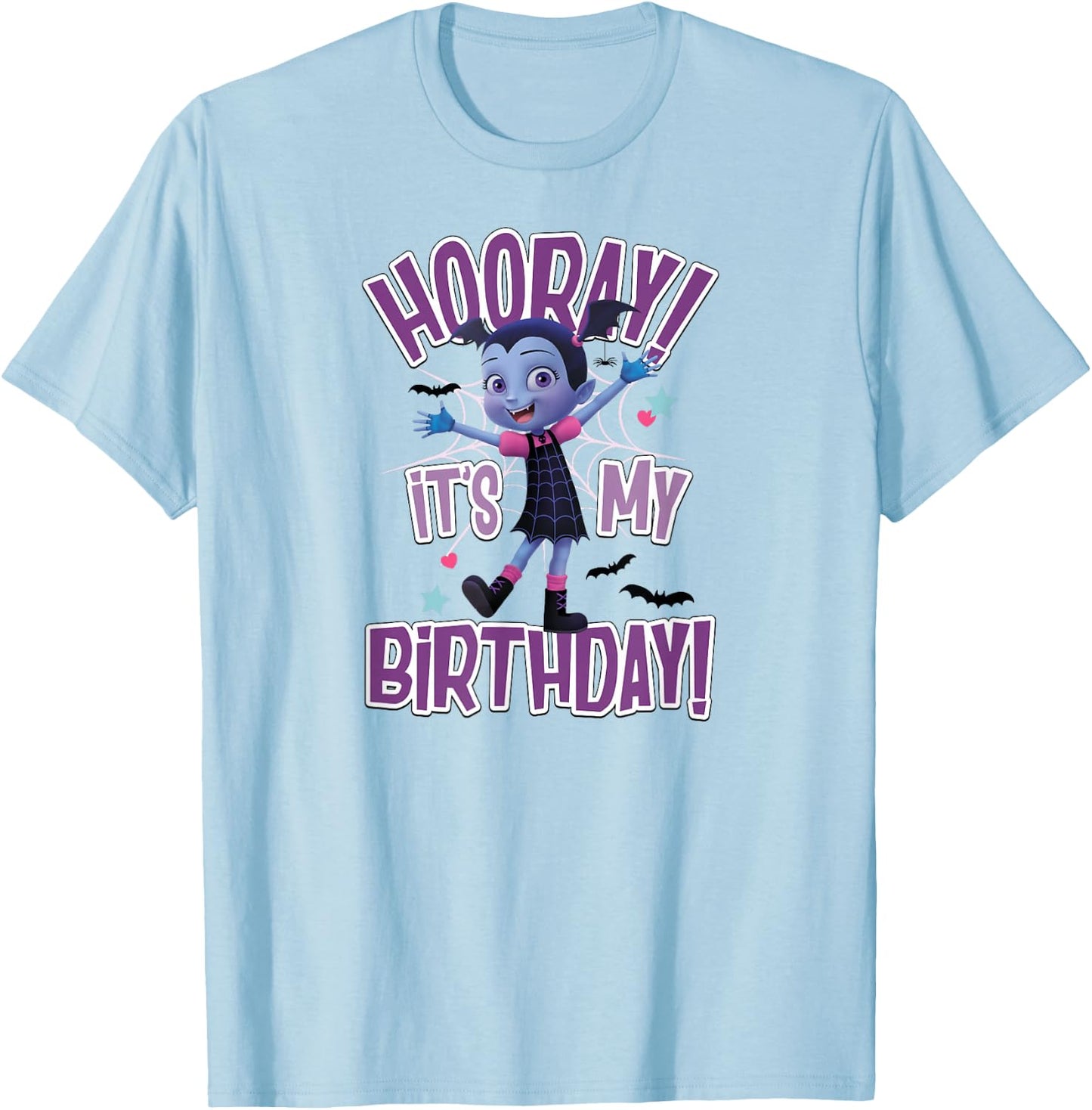 Disney - Juniors Vampirina Hooray T-Shirt - T-Shirt | Light Blue