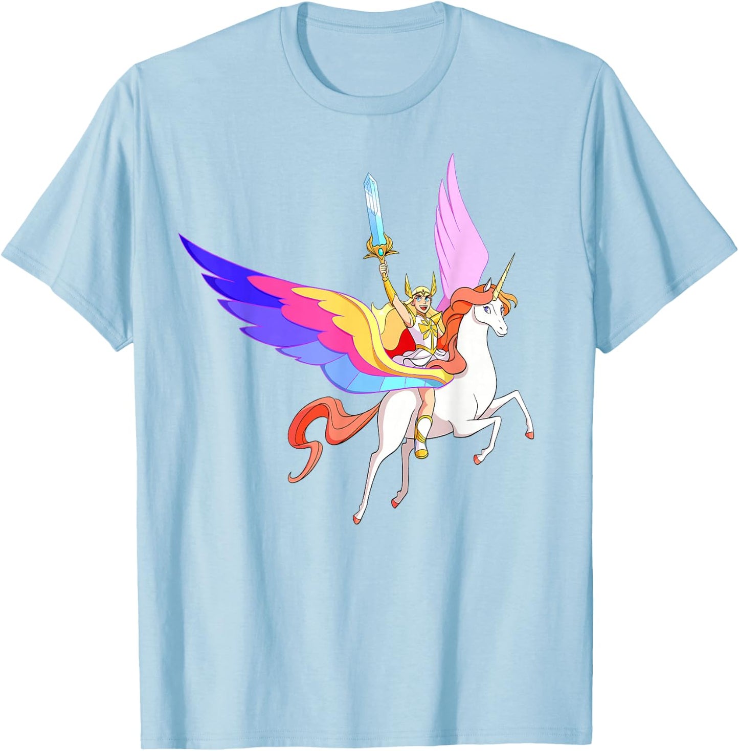 DreamWorks She-Ra and Swift Wind T-Shirt - T-Shirt | Light Blue