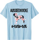 Aussiedoodle Mama Aussiedoodle Owner Aussiedoodle Mom T-Shirt - T-Shirt | Light Blue