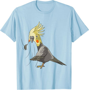 Cockatiel Lover Bird Lovers Women Kids Girl T-Shirt - T-Shirt | Light Blue