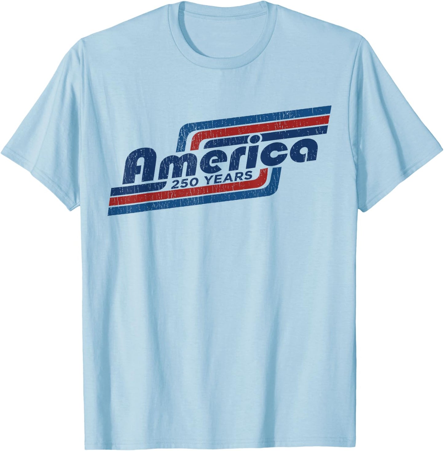 America Retro 250 Years 250th Anniversary USA 1776 2026 T-Shirt - T-Shirt | Light Blue