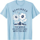 The World is a Better place with You In It Aesthetic T-Shirt - T-Shirt | Light Blue