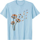 Cavalier King Charles Dandelion Funny Gift Dog Lovers T-Shirt - T-Shirt | Light Blue