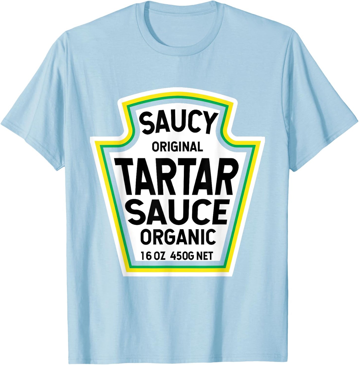 Tartar Sauce Easy Halloween Costume Matching Group Couples T-Shirt - T-Shirt | Light Blue