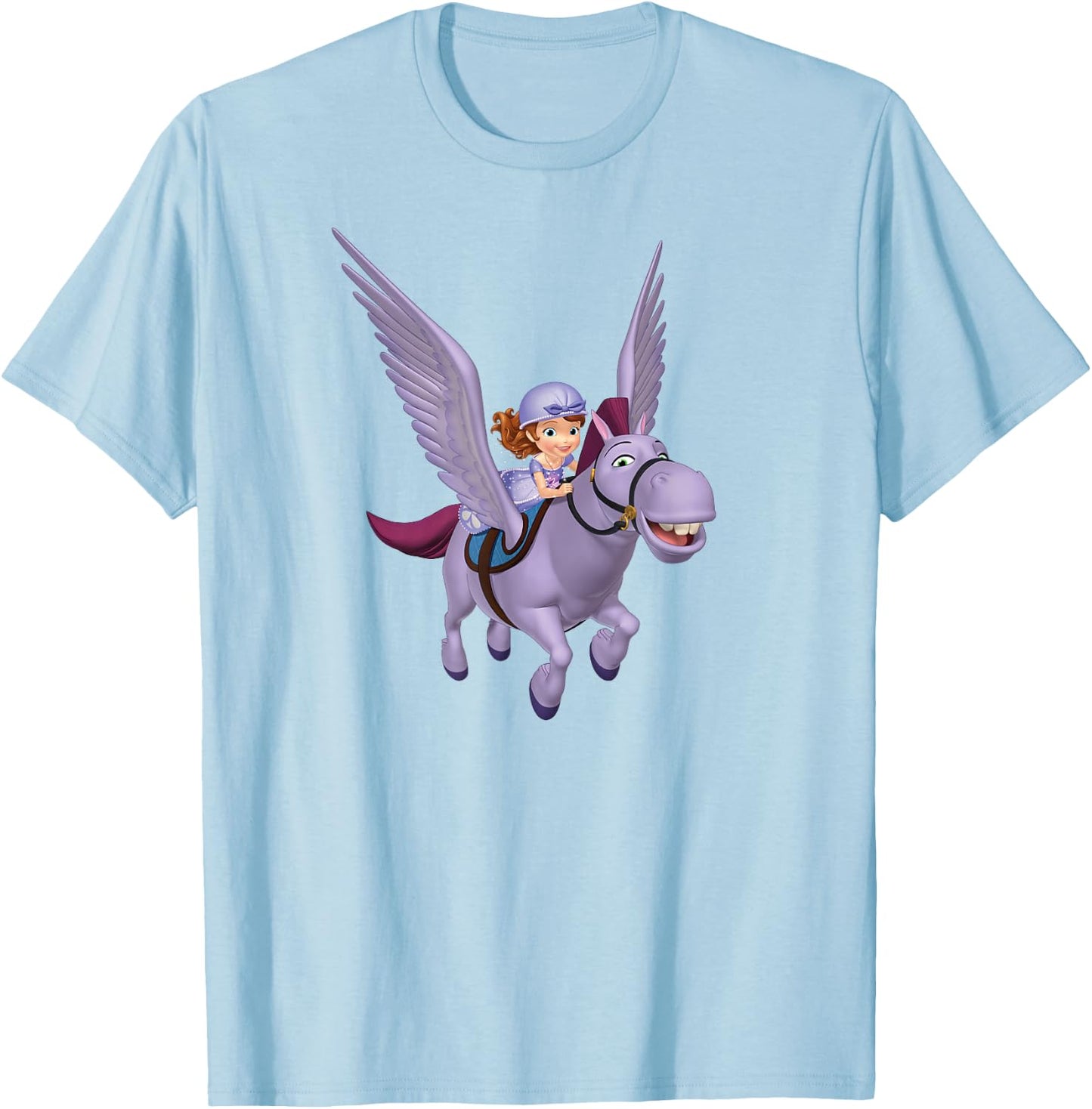 Disney - Sofia the First Sofia & Minimus T-Shirt - T-Shirt | Light Blue