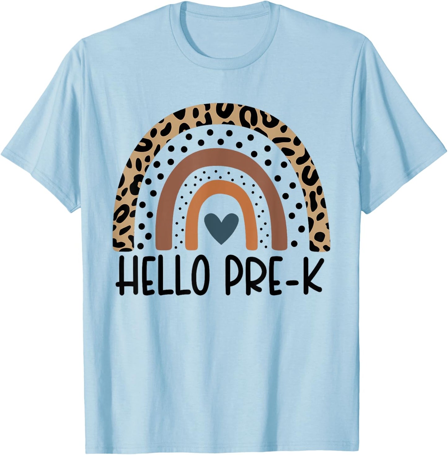 Hello Pre-K Rainbow teacher team Pre-K squad girls boys kids T-Shirt - T-Shirt | Light Blue