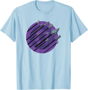 Marvel Hawkeye Arrow Lined Logo T-Shirt - T-Shirt | Light Blue