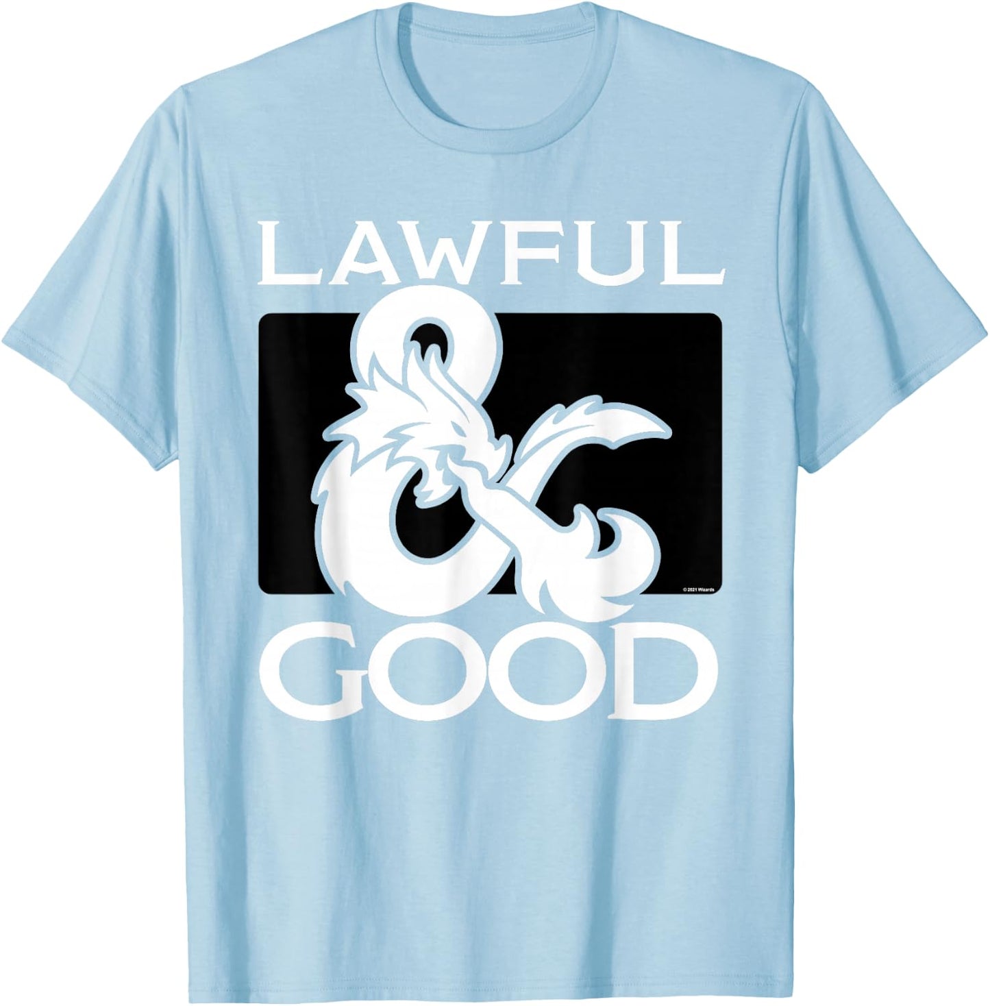 Dungeons & Dragons Lawful & Good T-Shirt - T-Shirt | Light Blue